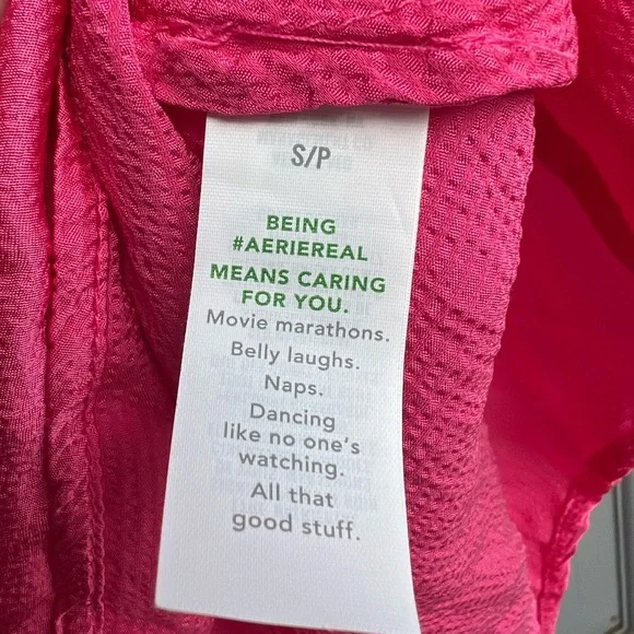 NWT‎ Aerie uptown hot pink mini flowy skirt size small - Picture 7 of 8